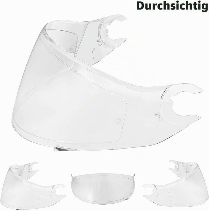 Helmvisier für Shark D Skwal D-Skwal 2 Spartan,Motorradhelm Visier,Motorrad Windschutz Helm Objektiv