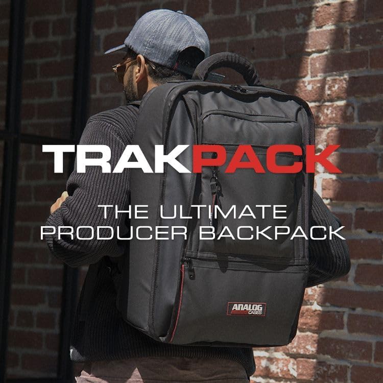 Analog Cases TRAKPACK Backpack, Geräterucksack (robuster Transportrucksack, für Produzenten und DJs,