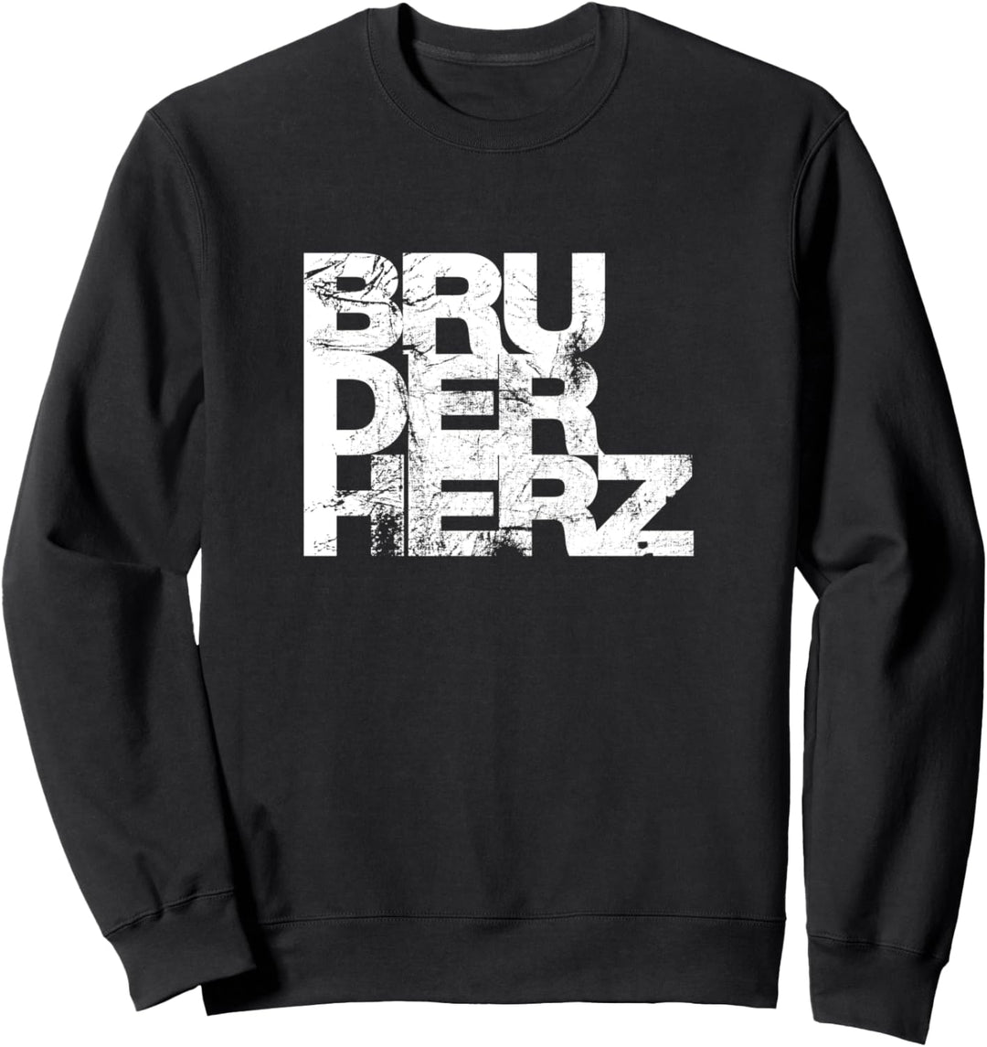 Bestes Geschenk für deinen Bruder. BRUDERHERZ Sweatshirt