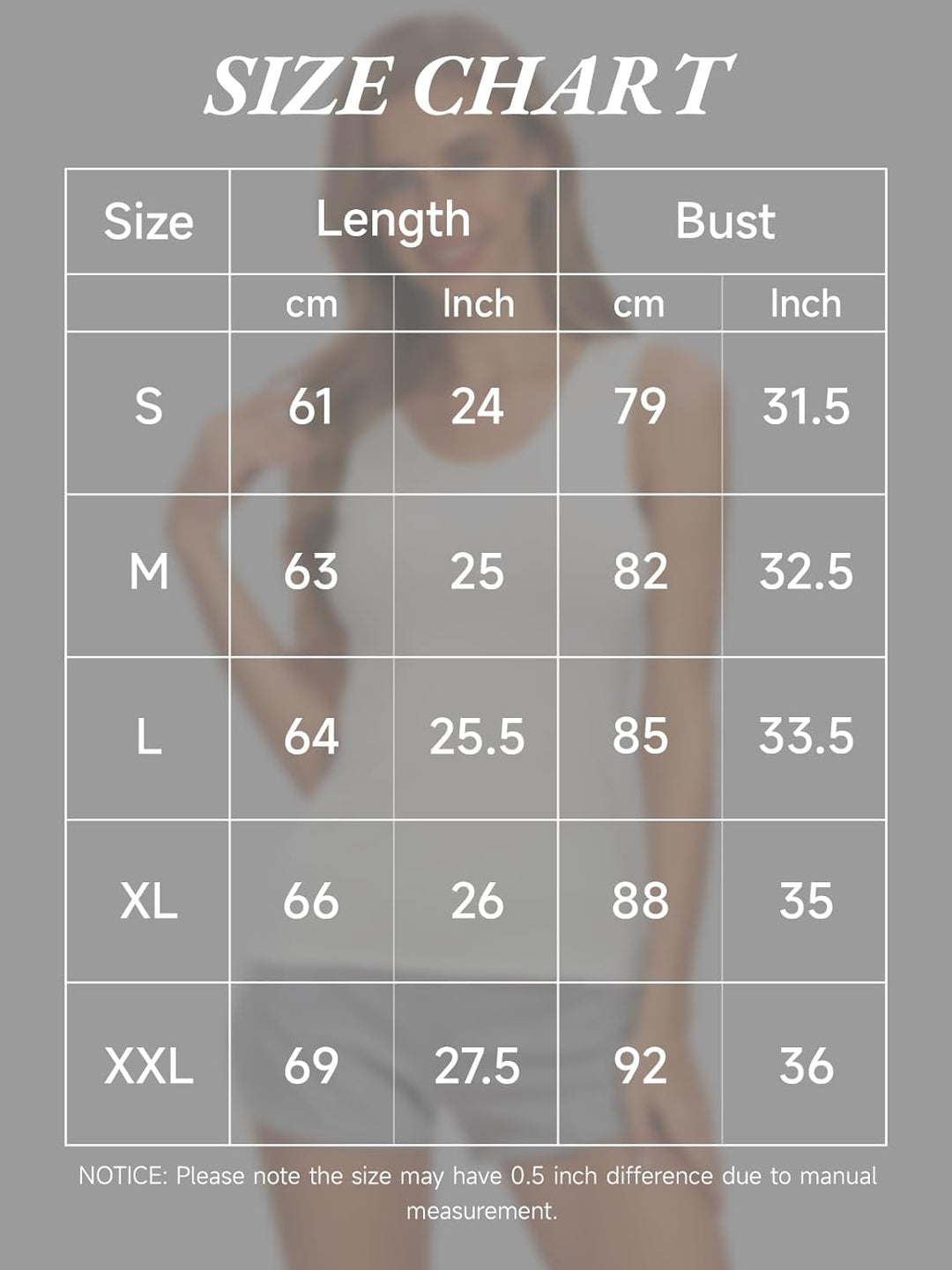 vislivin Elastische Tank Tops für Damen Unterhemden 3/4er Pack S 3er Pack - Schwarz//Weiss/Grau, S 3