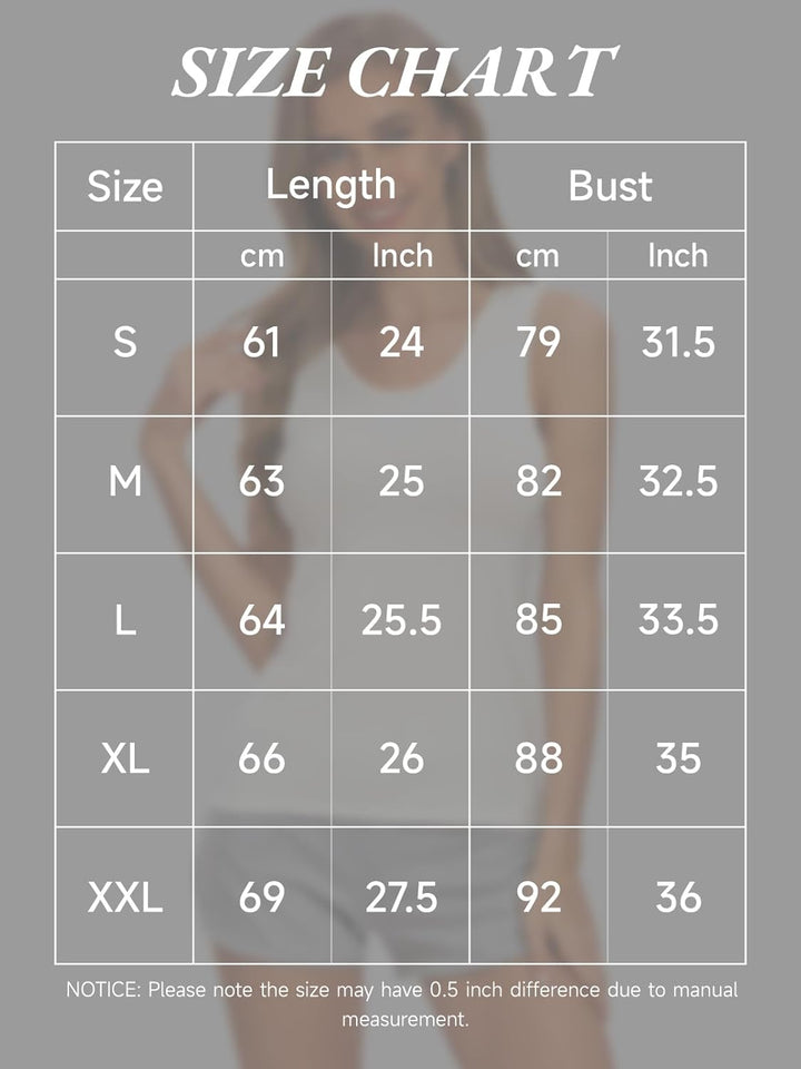 vislivin Elastische Tank Tops für Damen Unterhemden 3/4er Pack S 3er Pack - Schwarz//Weiss/Grau, S 3