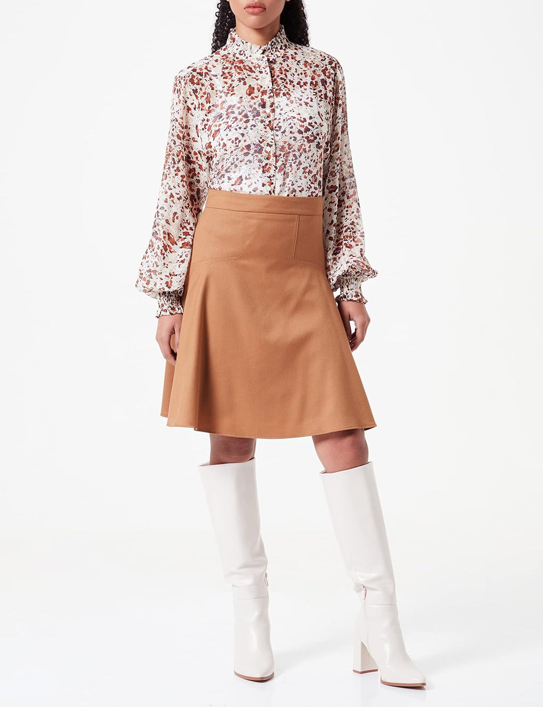 HUGO Damen Ritina Skirt 32 Open Brown246, 32 Open Brown246