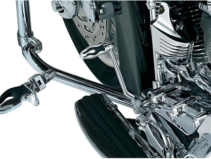 Kuryakyn 4418 Motorrad Fussrasten Flamin Schalthebel Universal Fit für Harley-Davidson Motorräder Ch