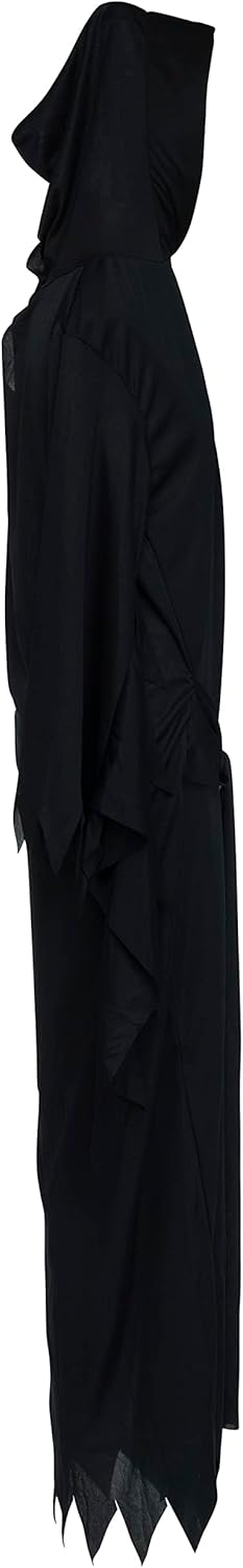 Fun World Scream Ghost Face Kostüm für Erwachsene, Schwarz, Einheitsgrösse, Schwarz, Einheitsgre