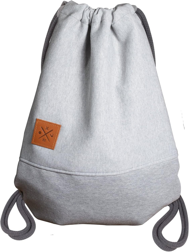 Manufaktur13 Sweat Sports Bag - Rough Jersey/Sweat Rucksack Hoodie Gym Bag Turnbeutel Sport Beutel T