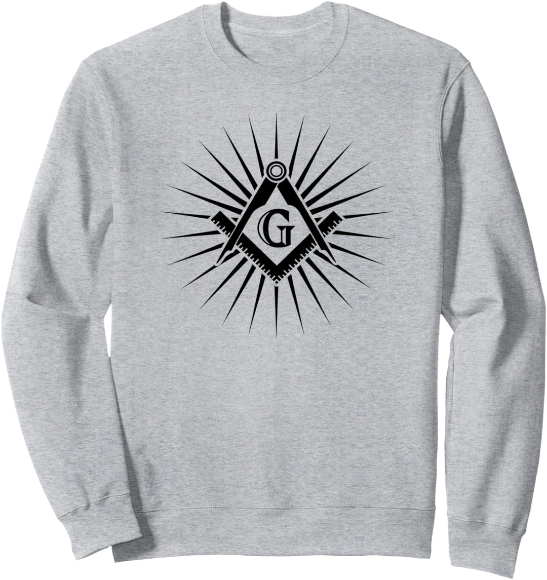 Freimaurer Symbol Zeichen G Gott Zirkel Winkel Emblem Loge Sweatshirt