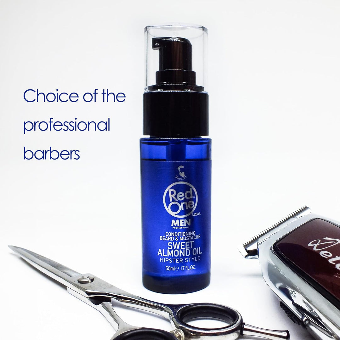 RedOne Conditioning Beard & Mustache Sweet Almond Oil 50ml RedOne Bartöl Mandelöl Bartpflege, Almond