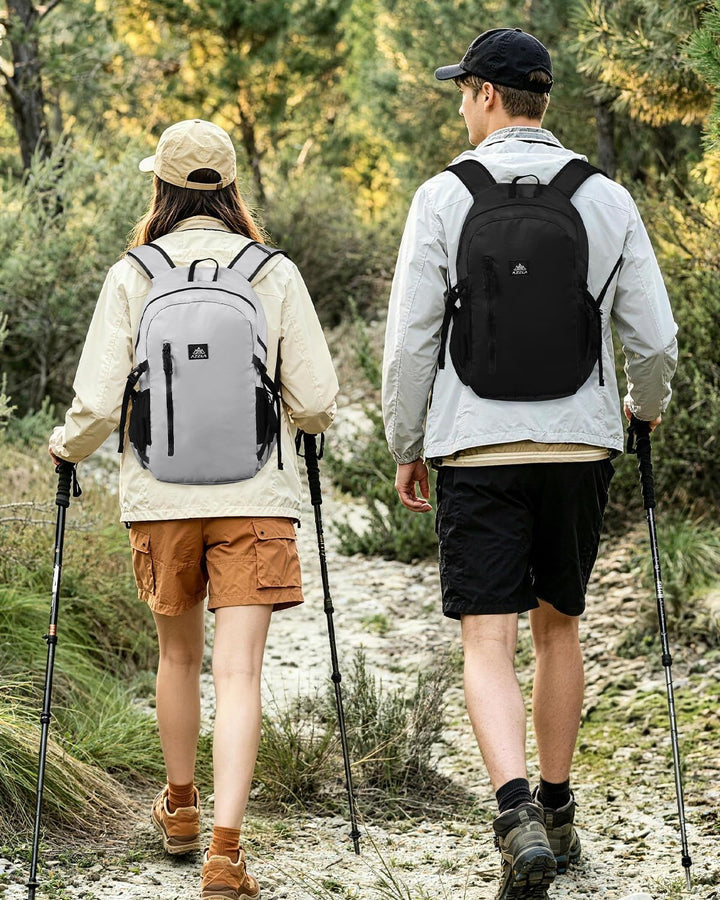 Faltbarer Wanderrucksack 20L, Ultraleichter Nylon Rucksack Tagesrucksack Damen Herren, Wasserfest Pa