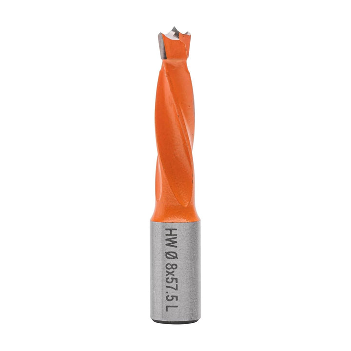 ENT 22084 Dübelbohrer HW, Schaft (S) 10 mm, Durchmesser (D) 8 mm, NL 30 mm, SL 20 mm, L 57,5 mm, Lin