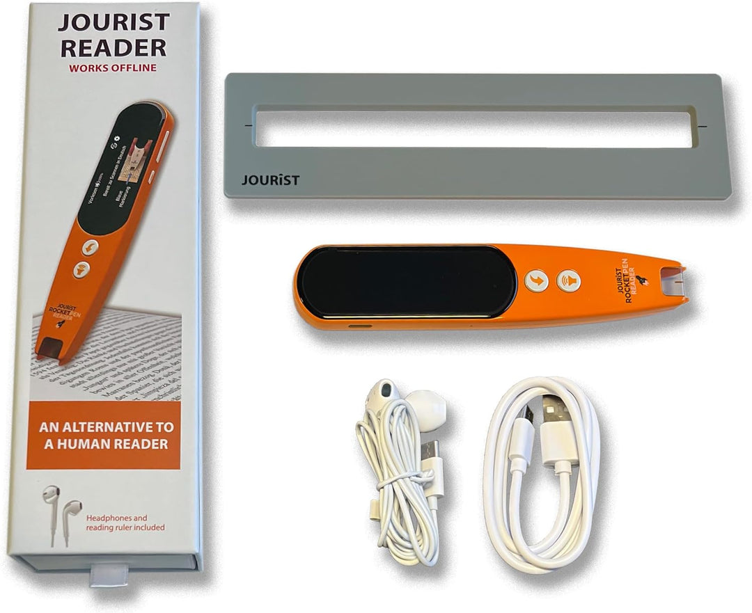 JOURIST Reader 3. Offline-Vorlesestift für Kinder und Erwachsene mit Leseschwierigkeiten wie Legasth