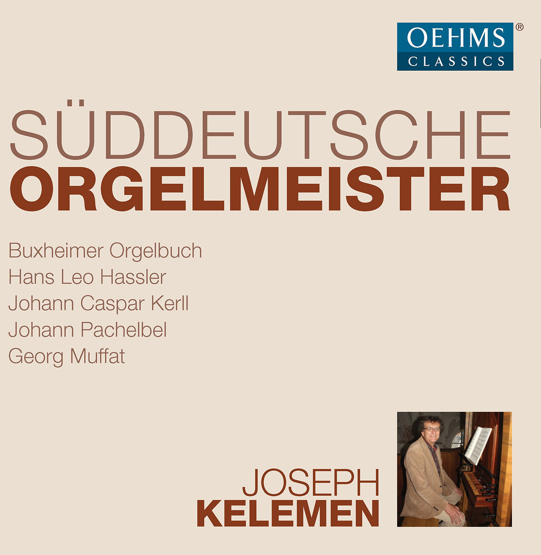 Süddeutsche Orgelmeister, Audio-CD