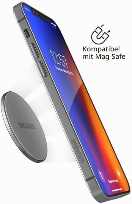 Encased Magnetische Befestigung überall iPhone-Disks (2 Stück), entworfen für MagSafe, Handyhalter z