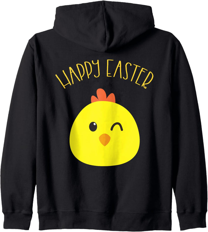 Frohe Ostern lustiges süsses Huhn Kawaii Kapuzenjacke
