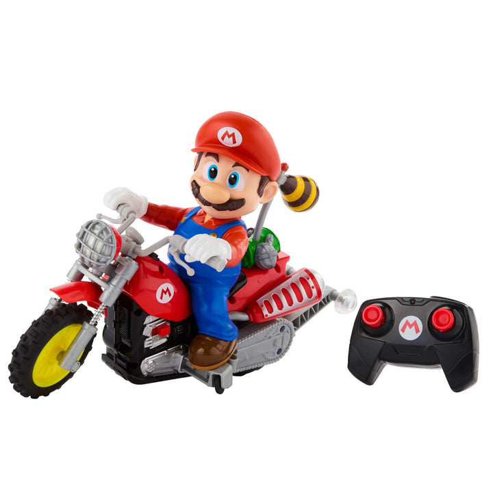 Hot Wheels Mario Kart Motorrad, ferngesteuertes Wheelie Motocross aus dem Super Mario Galaxy-Film mi