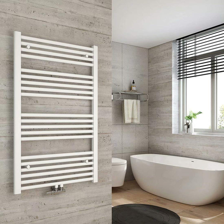 Heilmetz® Handtuchtrockner 60 x 100 cm Badheizkörper Mittelanschluss Heizkörper Bad Handtuchwärmer H