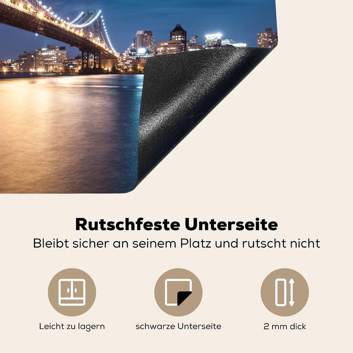 KitchenYeah© Herdabdeckplatte Einteilig Küche Herdabdeckung Induktionsfeld Ceranfeld Herdabdeckplatt