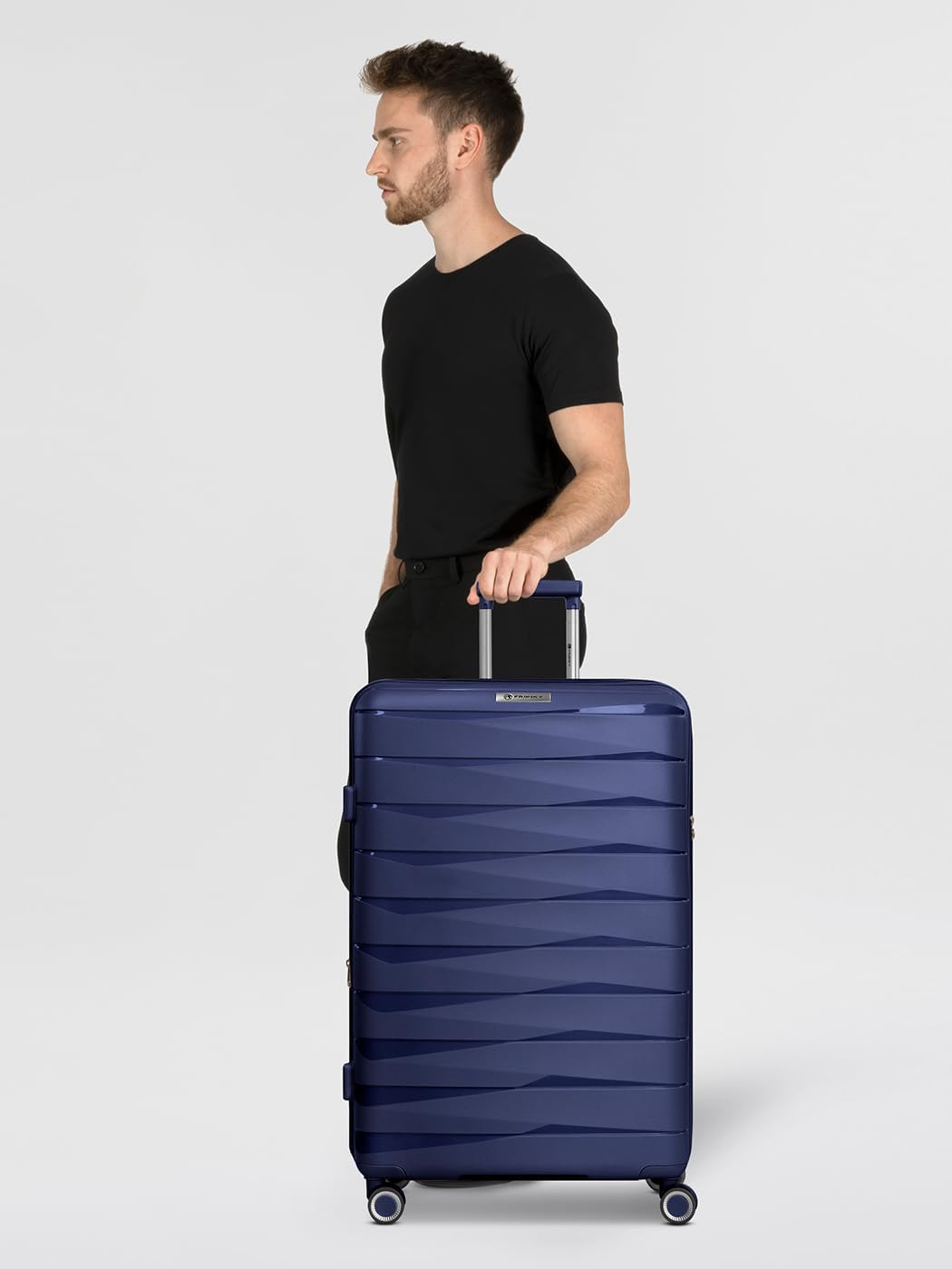 Franky Check-in Koffer für Damen und Herren | grosser XL Trolley 49 x 28 x 74 cm aus hochwertigem, l