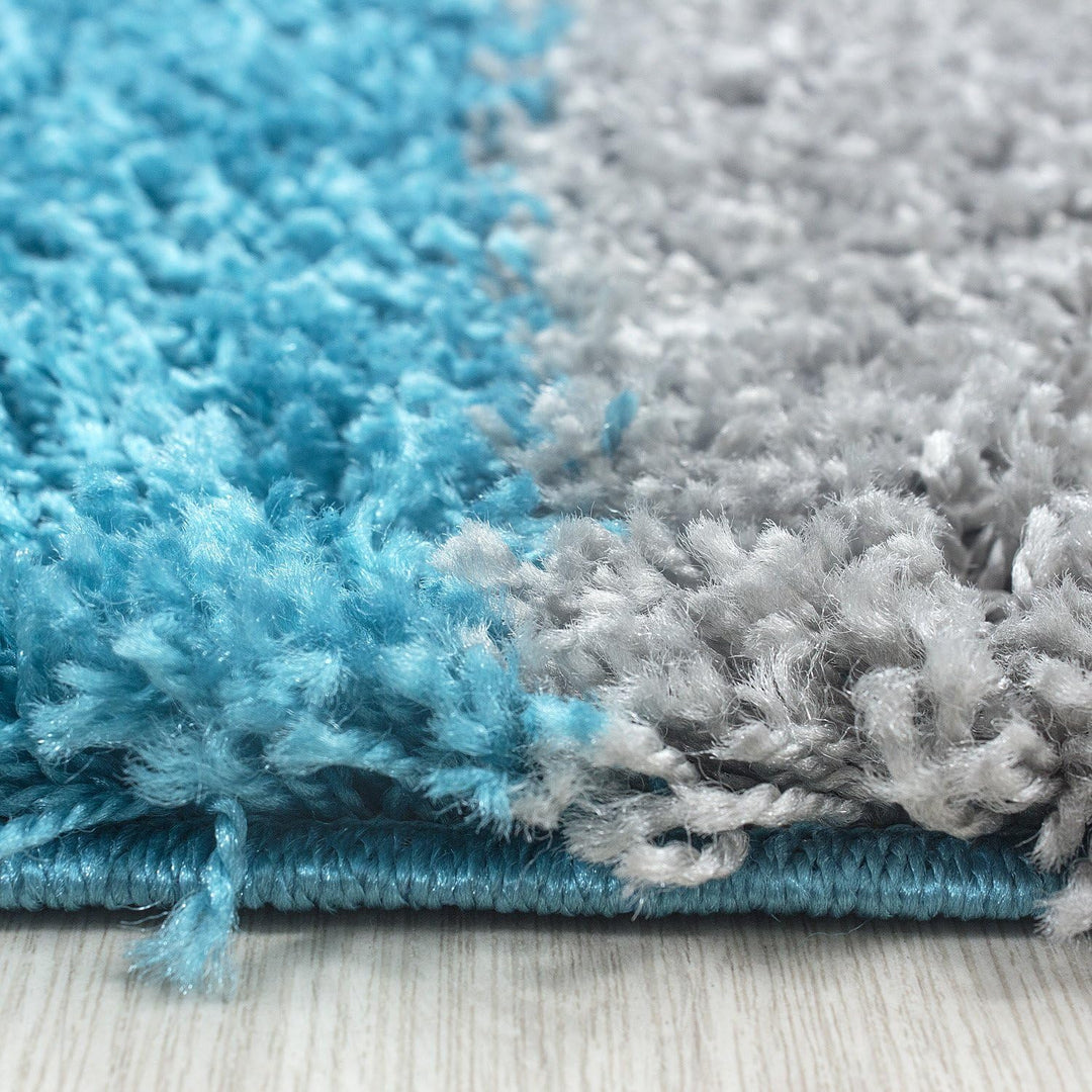 Hochflor Teppich Wohnzimmer Kariertes Design Schlafzimmer Esszimmer Flur Teppich Küchenteppich Weich