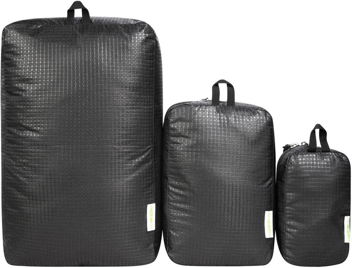 Tatonka Packwürfel Stuffsack Zip Set 3 - Ultraleichtes und platzsparendes Packtaschen-Set mit Reissv