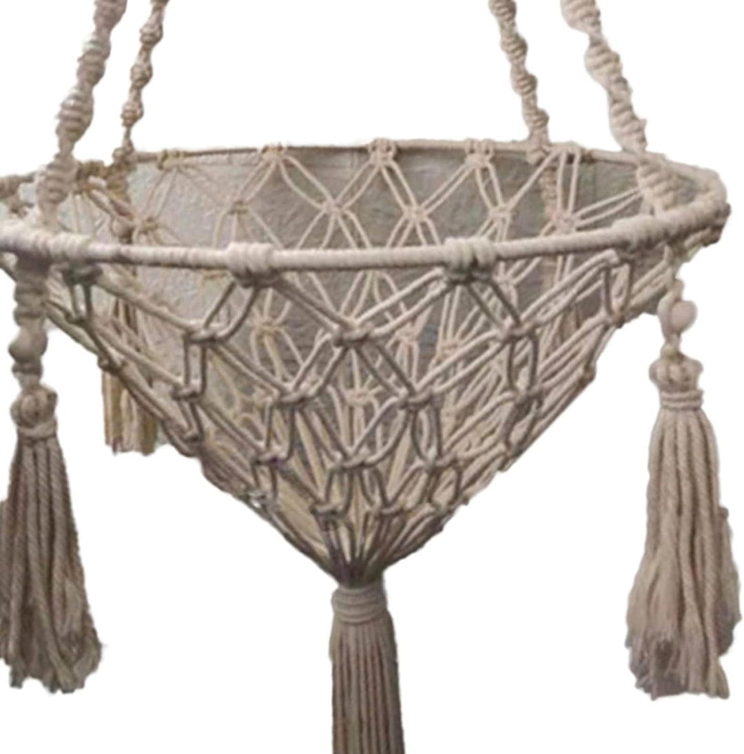 Makramee-Katzenbett, Hängematte für Katzen, Katzenschaukel, handgestrickt, hängende Katzennester, Ha