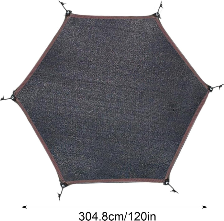 Trampolin Sonnenschutz Abdeckung, Ø 143 243 305 366 427 cm Trampolin Sonnenschutznetz, Trampoliin Üb