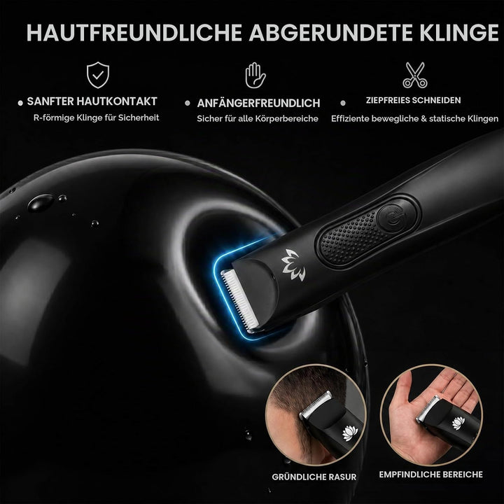 Intimrasierer Mann IPX7 Wasserdicht Rasierer Herren Elektrisch