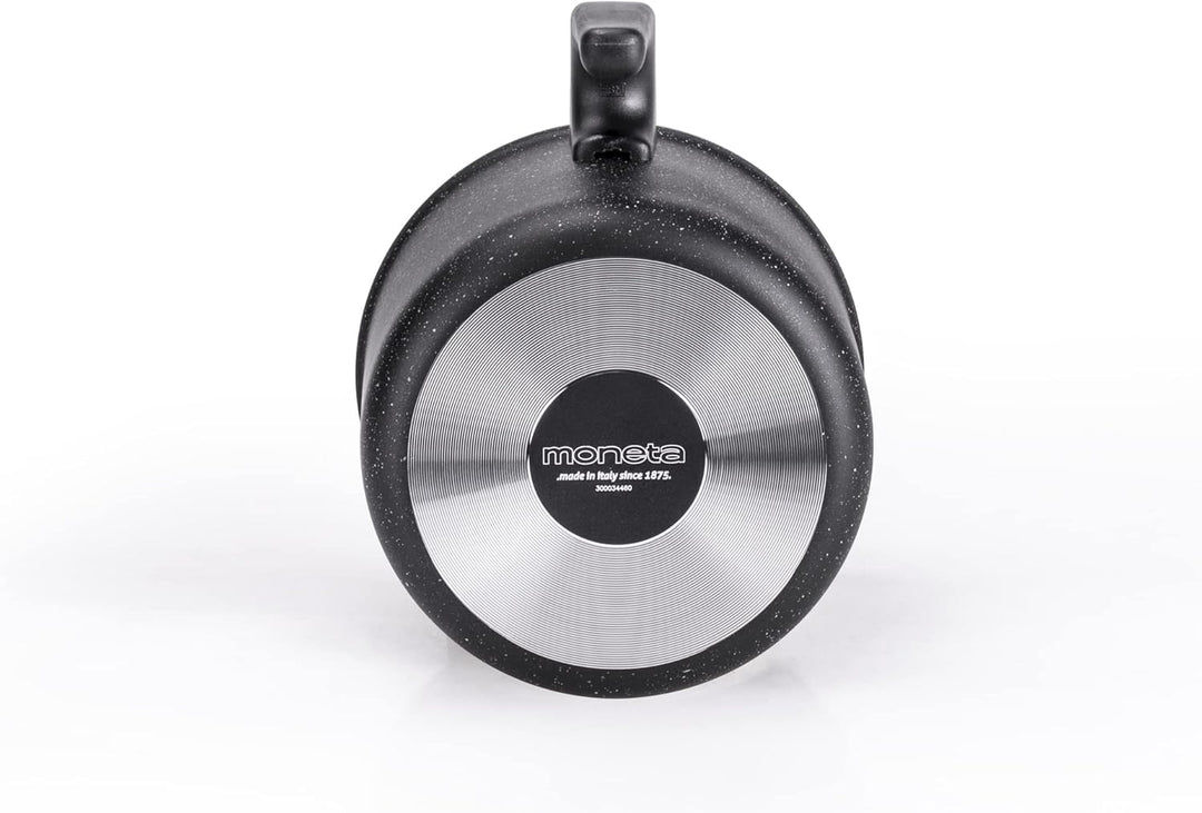 Moneta Etnea Milch kochen 14 cm, Aluminium, Schwarz Standard 14cm, Standard 14cm