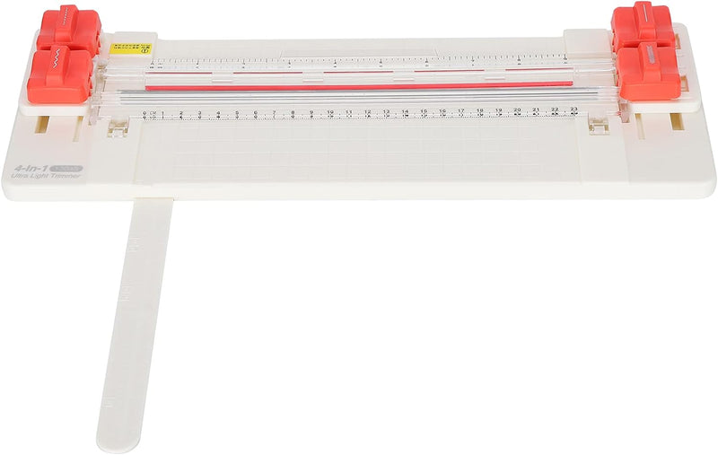Wosune Papierschneider, 4 in 1 Rolling Rolling Paper Cutter Tragbarer Foto Trimmer für Faltenlinien