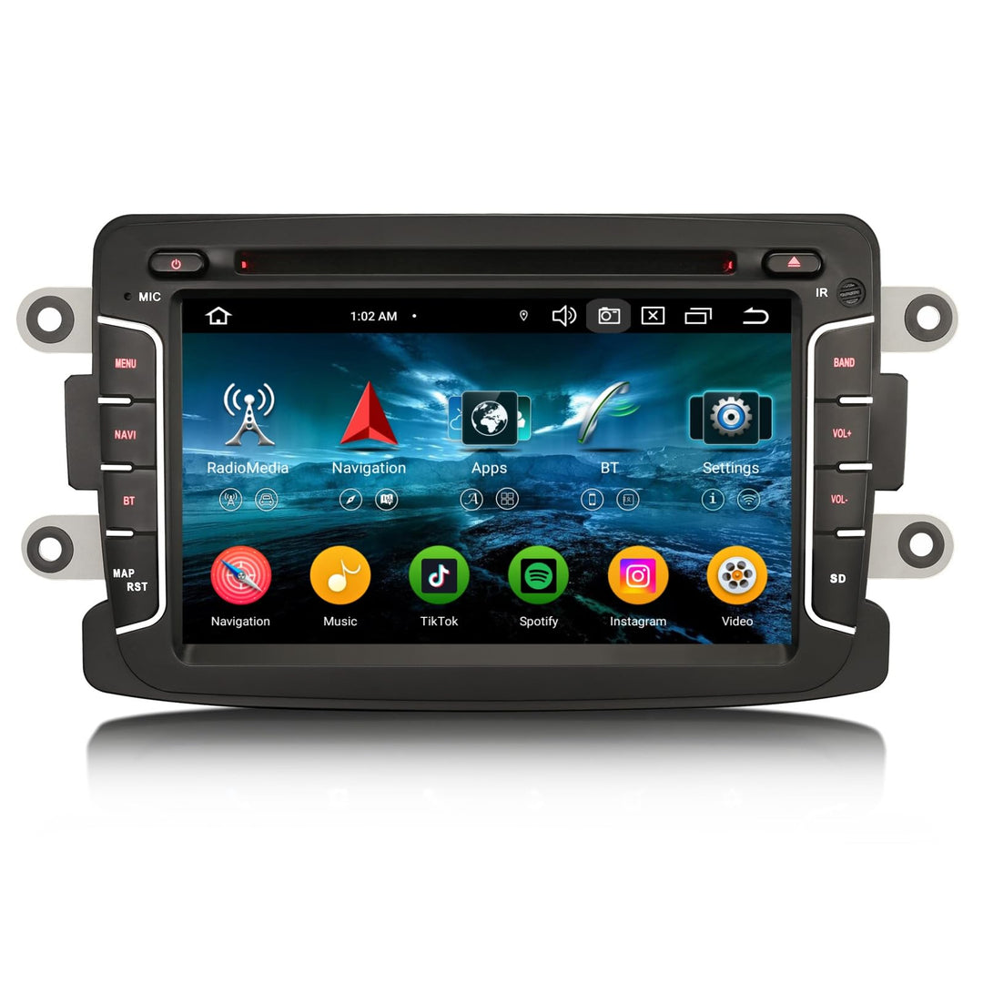Acht-Kern Android 14 DAB+ Autoradio Für Renault Dacia Sandero Lodgy Duster Logan Dokker 2012-2020 mi
