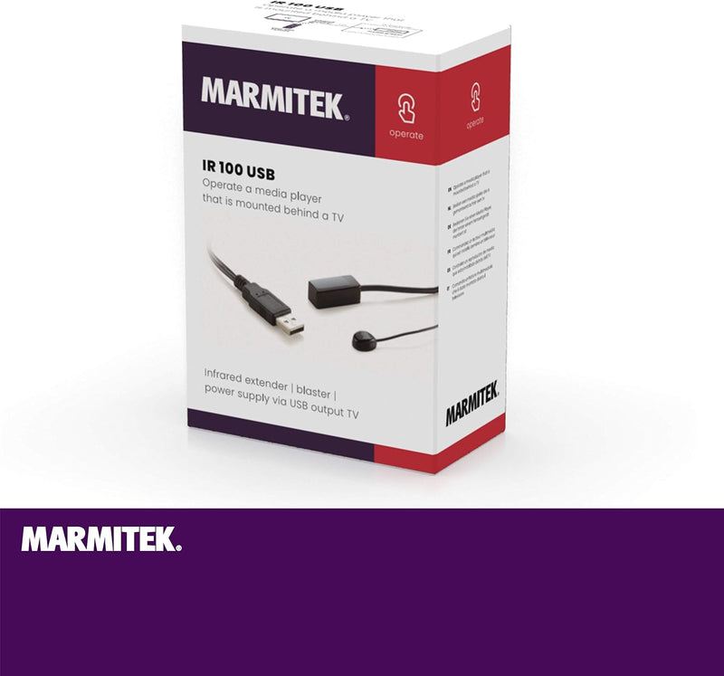 IR 8213 Extender - Marmitek IR100USB - IR Blaster - Steuergeräte hinter dem Fernseher mit Ihrer eige