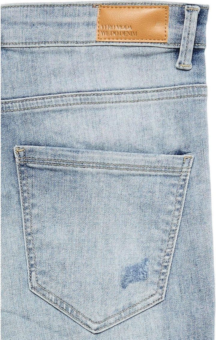 VERO MODA Female Skinny Jeans VMSOPHIA Hohe Taille Skinny Fit Jeans XXS / 32L Light Blue Denim, XXS