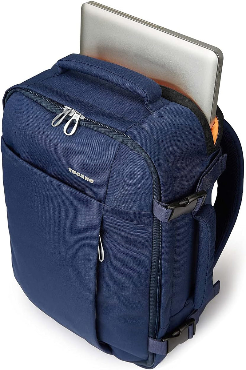 Tucano BKTUG-M-B Tugo Travel Rücksack, M, 20L für Notebook blau, Blau