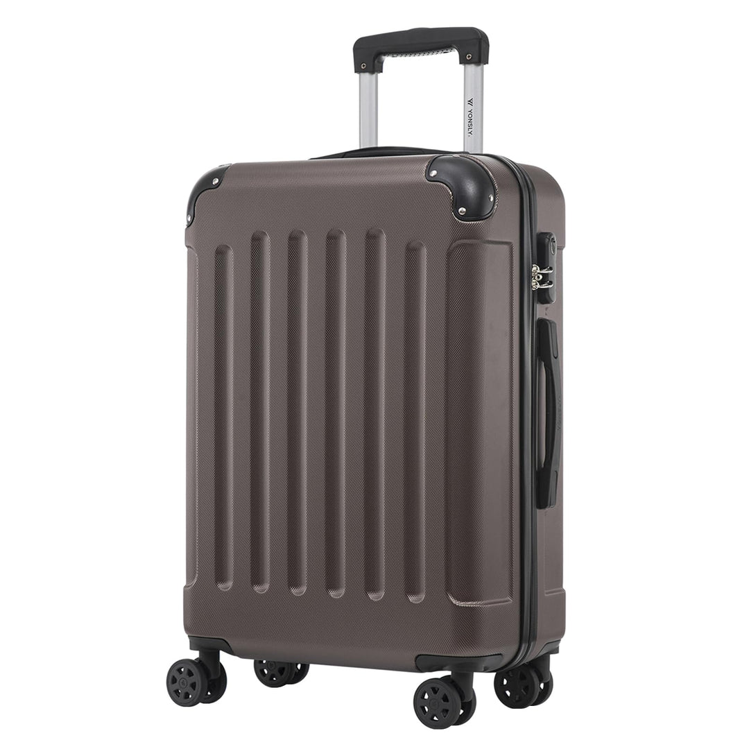 Trolley Koffer Suitcase, Reisekoffer, Rollkoffer Handgepäck, Hartschalenreisekoffer mit 4 Rollen 360