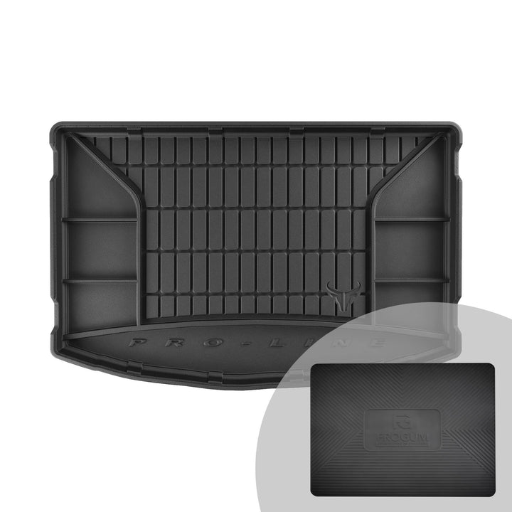 FROGUM ProLine 3D Gummimatte Exklusive Auto Kofferraummatte Kofferraumwanne für Kia Rio IV 2016-2020