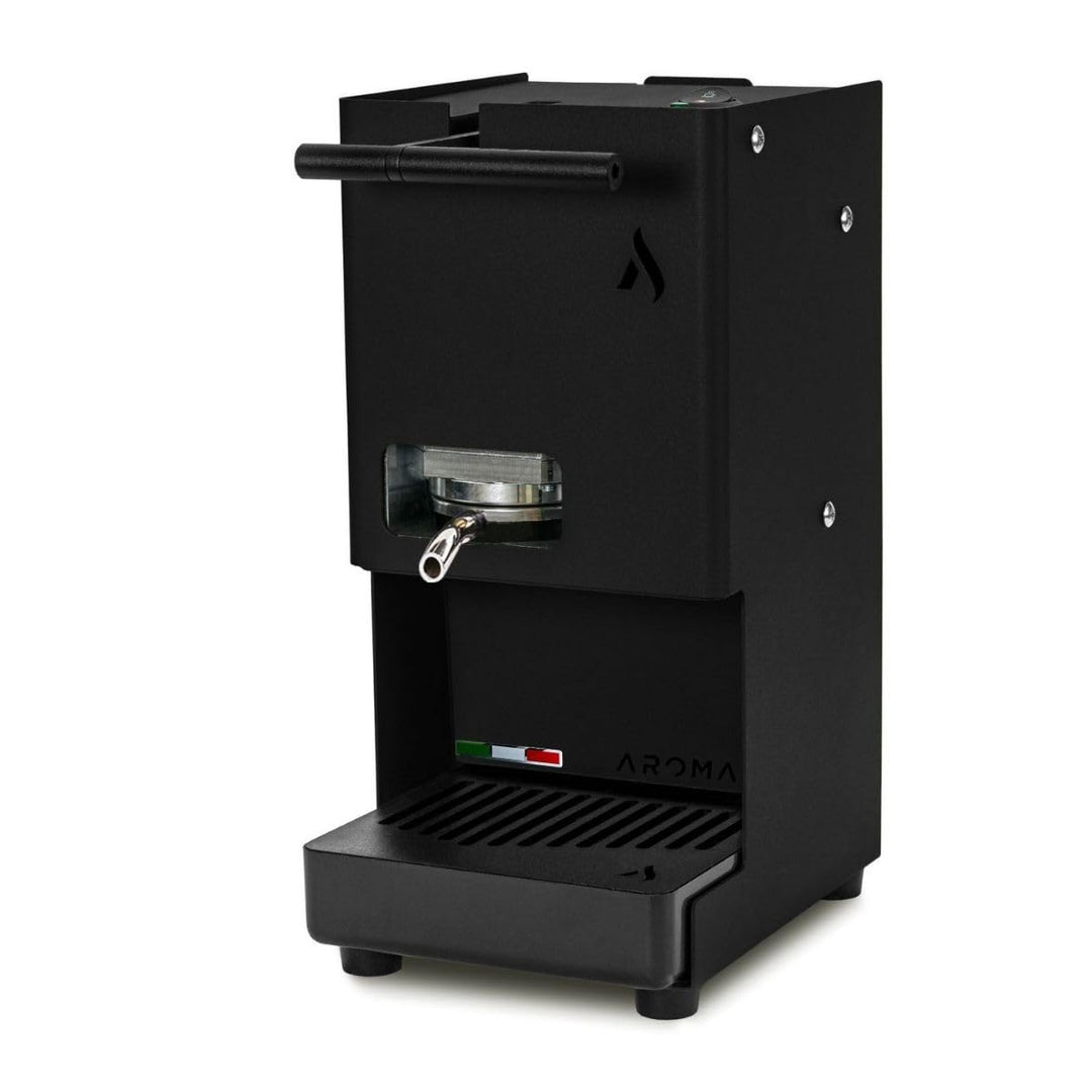 Aroma E.GO Kaffeepadmaschine für ESE-Pads 44 mm Schwarz, Schwarz