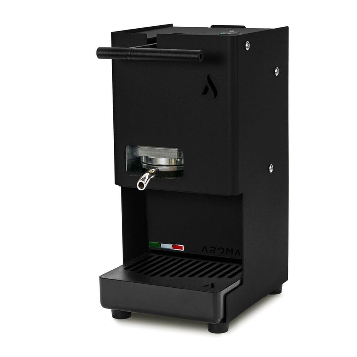Aroma E.GO Kaffeepadmaschine für ESE-Pads 44 mm Schwarz, Schwarz