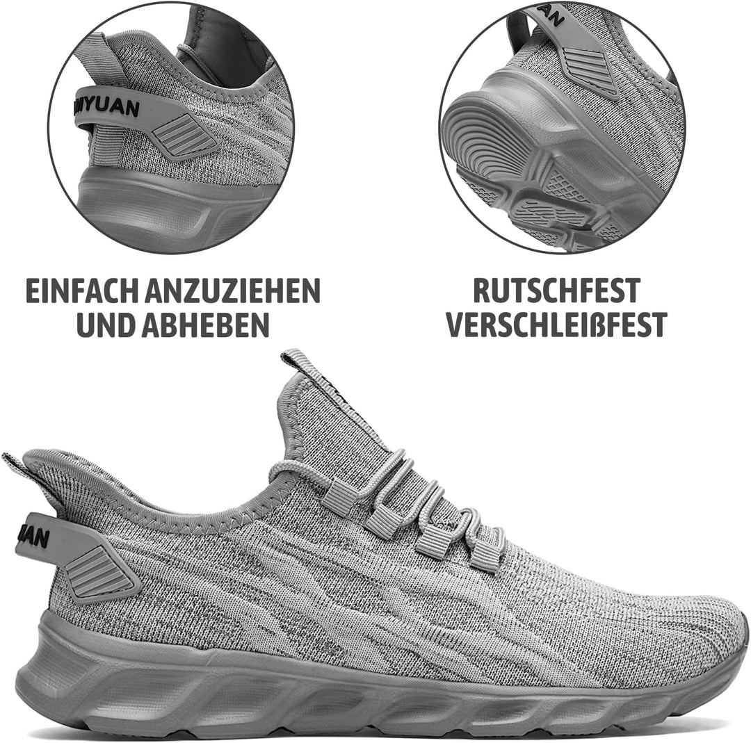 Linenghs Herren Schuhe Laufschuhe Turnschuhe Sportschuhe Sneaker Running Tennis Freizeit Strassenlau
