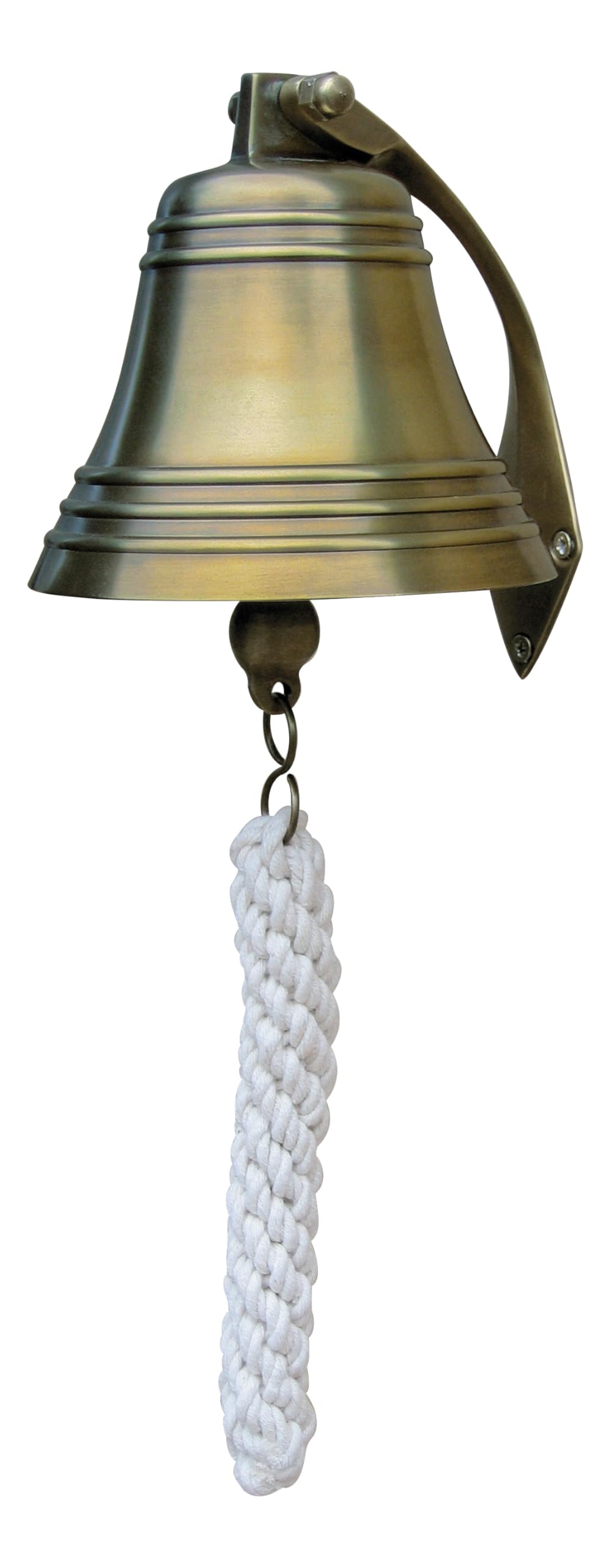 Schiffsglocke Wandglocke Messing antik Ø=13cm