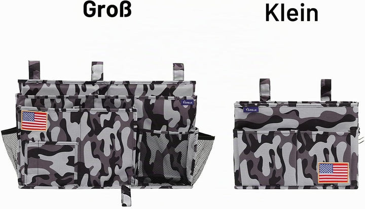 Surblue Nachttisch-Caddy, hängende Bett-Organizer, Aufbewahrungstasche, Tasche für Etagen- und Krank
