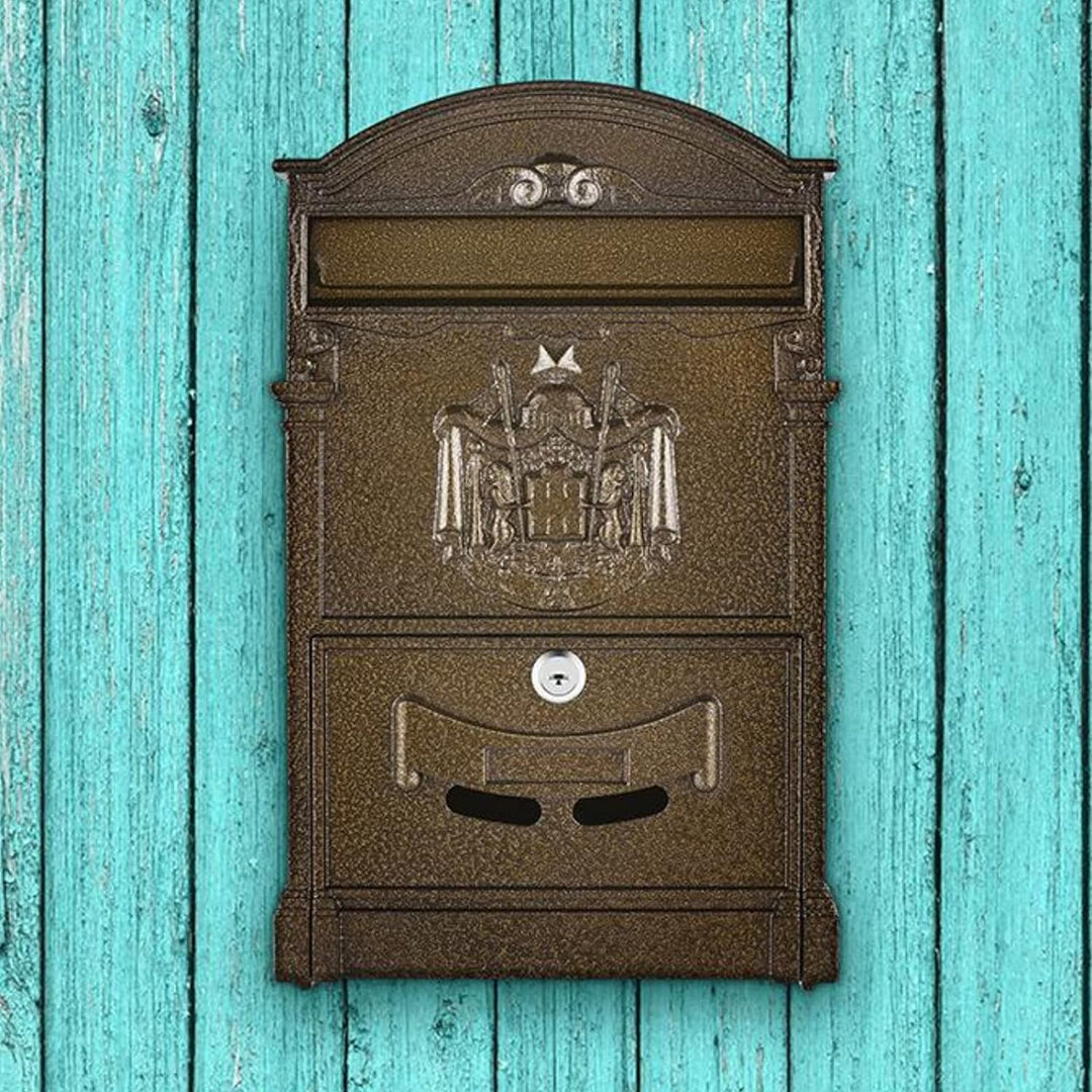 Tooluck Briefkasten Edelstahl Ohne Zeitungsfach, Grosse Kapazität Postkasten Edelstah, Design Briefk