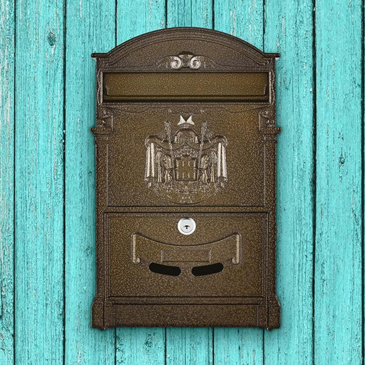 Tooluck Briefkasten Edelstahl Ohne Zeitungsfach, Grosse Kapazität Postkasten Edelstah, Design Briefk