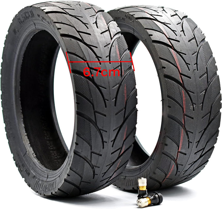 myBESTscooter - 8,5 Zoll Offroad rutschfester schlauchloser Reifen mit Ventil für Xiaomi M365 1S 3 E