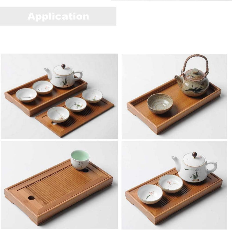 Gongfu Teetablett, Chinesischen Tee Tisch Bambus Tee Tablett, Tee Serviertablett Chinesisch Kung Fu