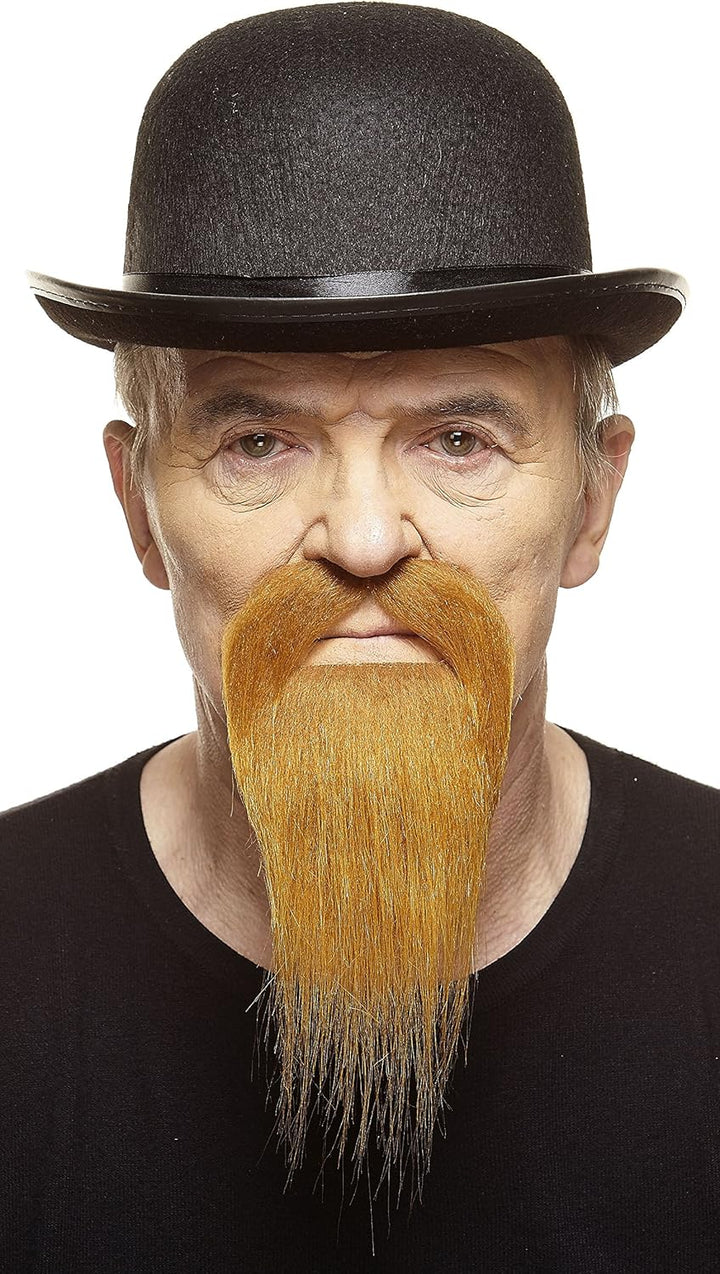 Mustaches Selbstklebender Ducktail Falscher Bart, Neuheit, Falsche Gesichtsbehaarung, Kostümzubehör