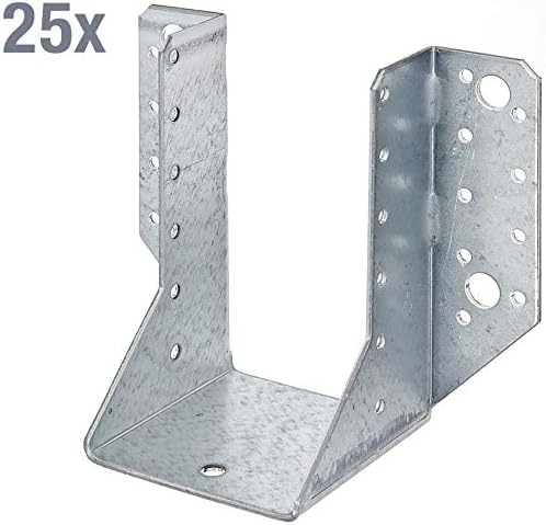 Alberts 863111 Balkenschuh | Typ A | sendzimirverzinkt | 76 x 152 mm | 25er Set 76 x 152 mm (25 Stk.