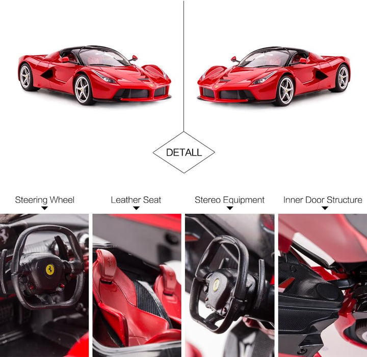 rastar Ferngesteuertes Auto by 1/14 Ferrari LaFerrari Funkfernsteuerung R/C Spielzeugauto Modellfahr