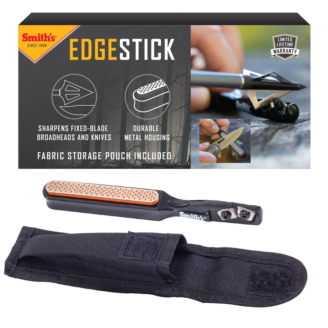 Smith's 50047 Edge Stick Messerschärfer Outdoor, schwarz