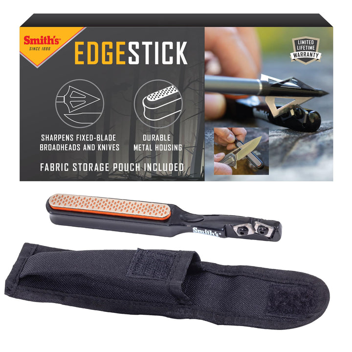 Smith's 50047 Edge Stick Messerschärfer Outdoor, schwarz