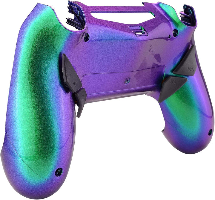 eXtremeRate Programmierbar Dawn Remap Kit für ps4 Controller, Rückseite Hülle Gehäuse Case&Upgrade-B
