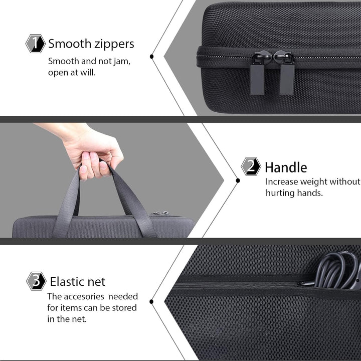 co2CREA Hart Reise Schutz Hülle Etui Tasche für Zoom H6 All Mobiler Audio Rekorder,Fits SSH-6 / EXH-